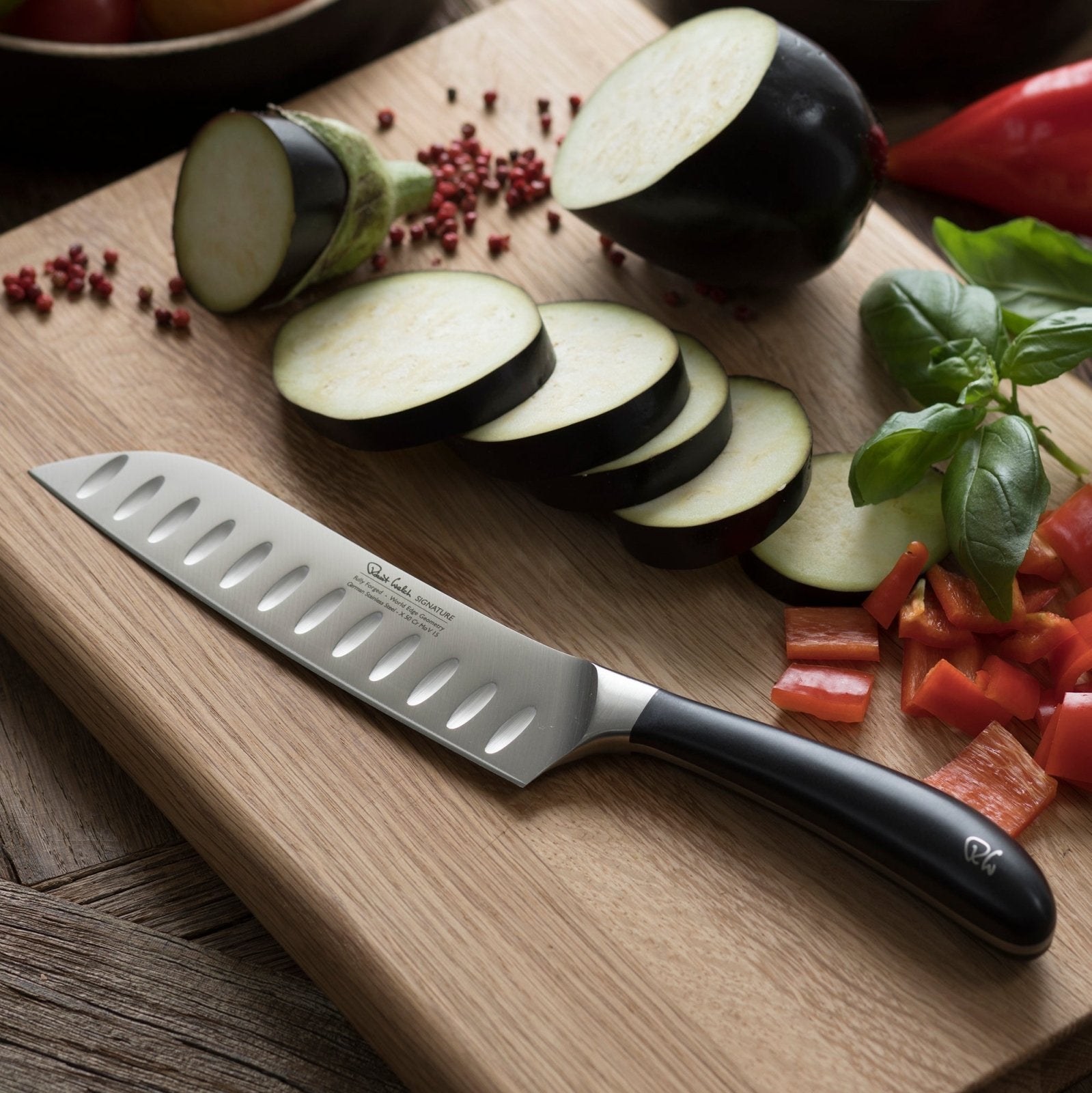 Robert Welch Signature 17cm Santoku Knife - SIGSA2069V - The Cotswold Knife Company