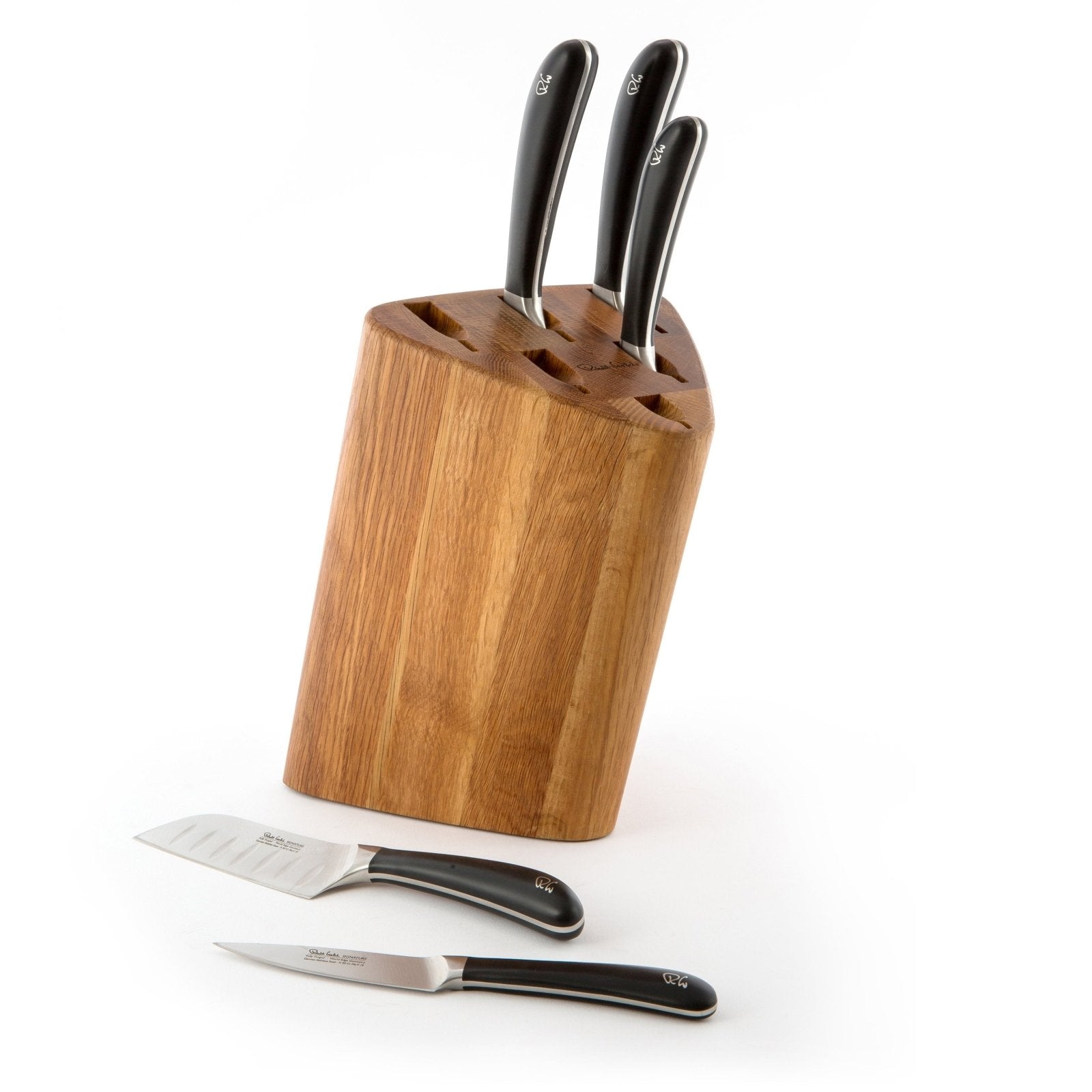 Robert Welch Signature Prism Oak Knife Block Set - SIGPR2097V/7 - The Cotswold Knife Company