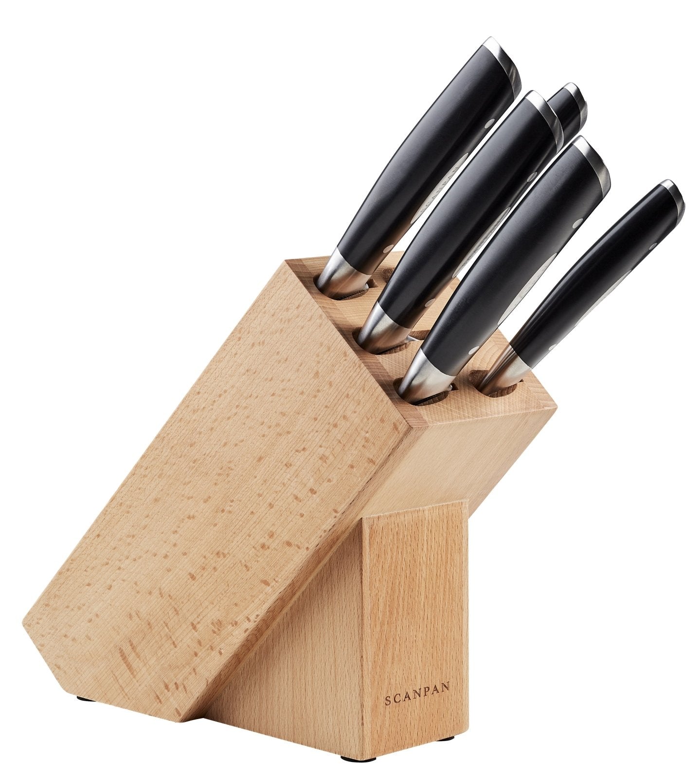 Scanpan Classic 6 Piece Knife Block Set - SP92000600 - The Cotswold Knife Company