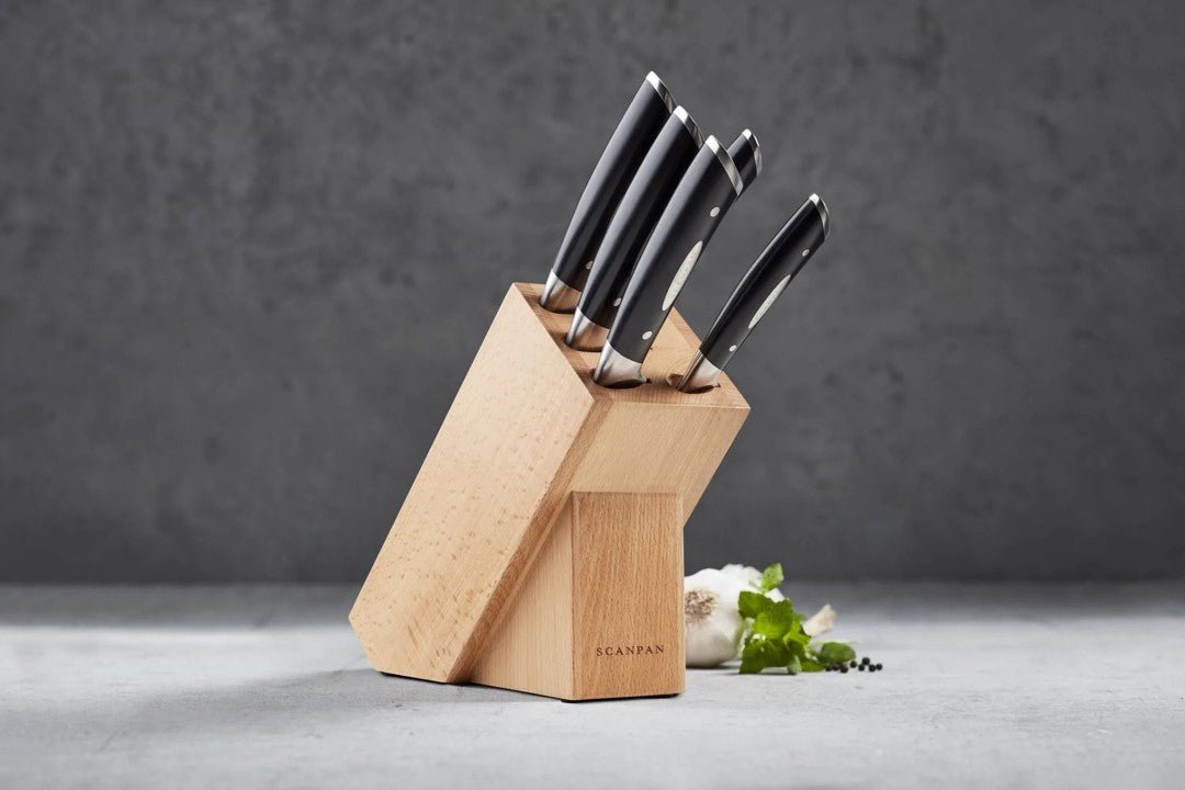 Scanpan Classic 6 Piece Knife Block Set - SP92000600 - The Cotswold Knife Company