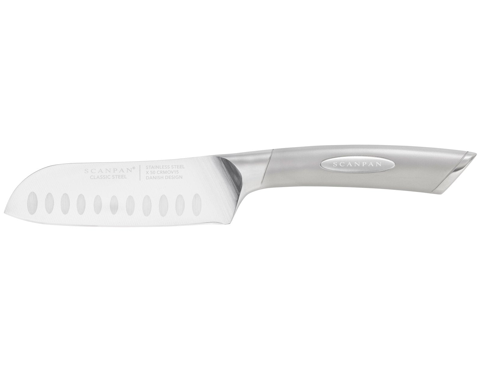 Scanpan Classic Steel 12.5cm Santoku Knife - SP9001551200 - The Cotswold Knife Company