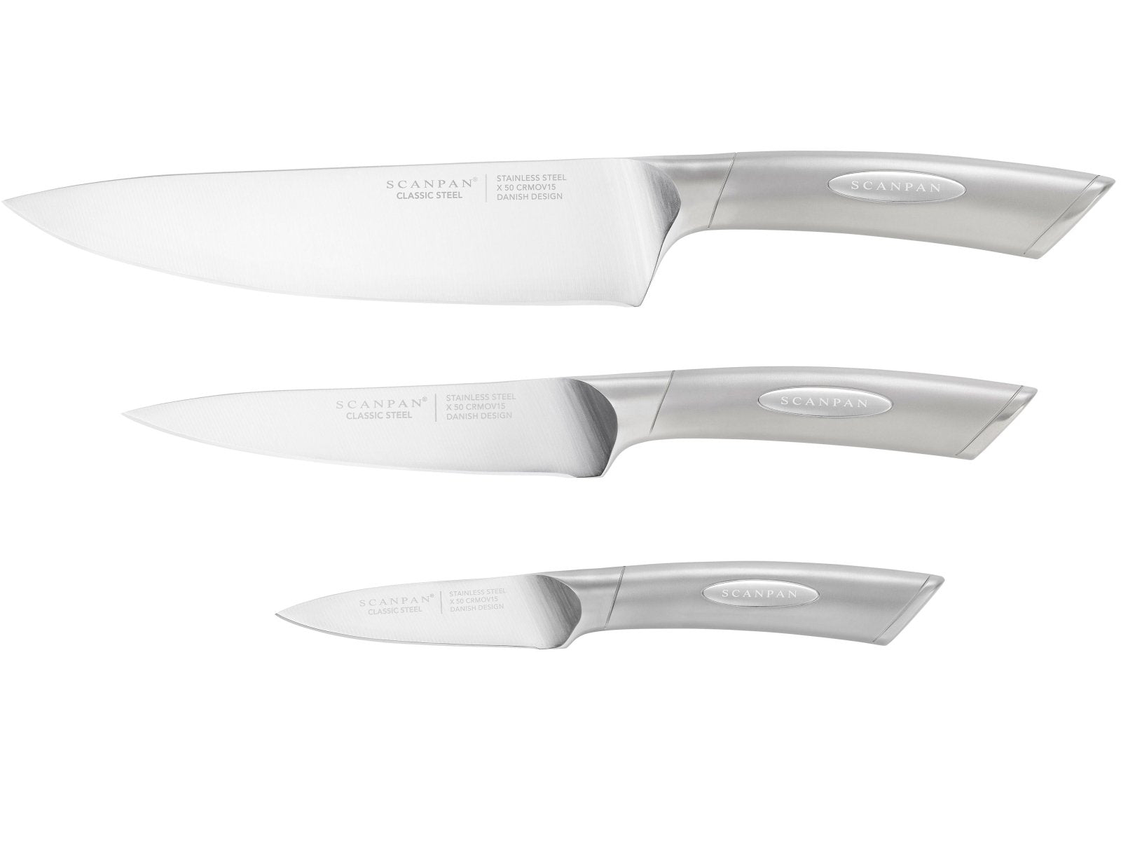 Scanpan Classic Steel 3pc Starter Set - SP9001001800 - The Cotswold Knife Company