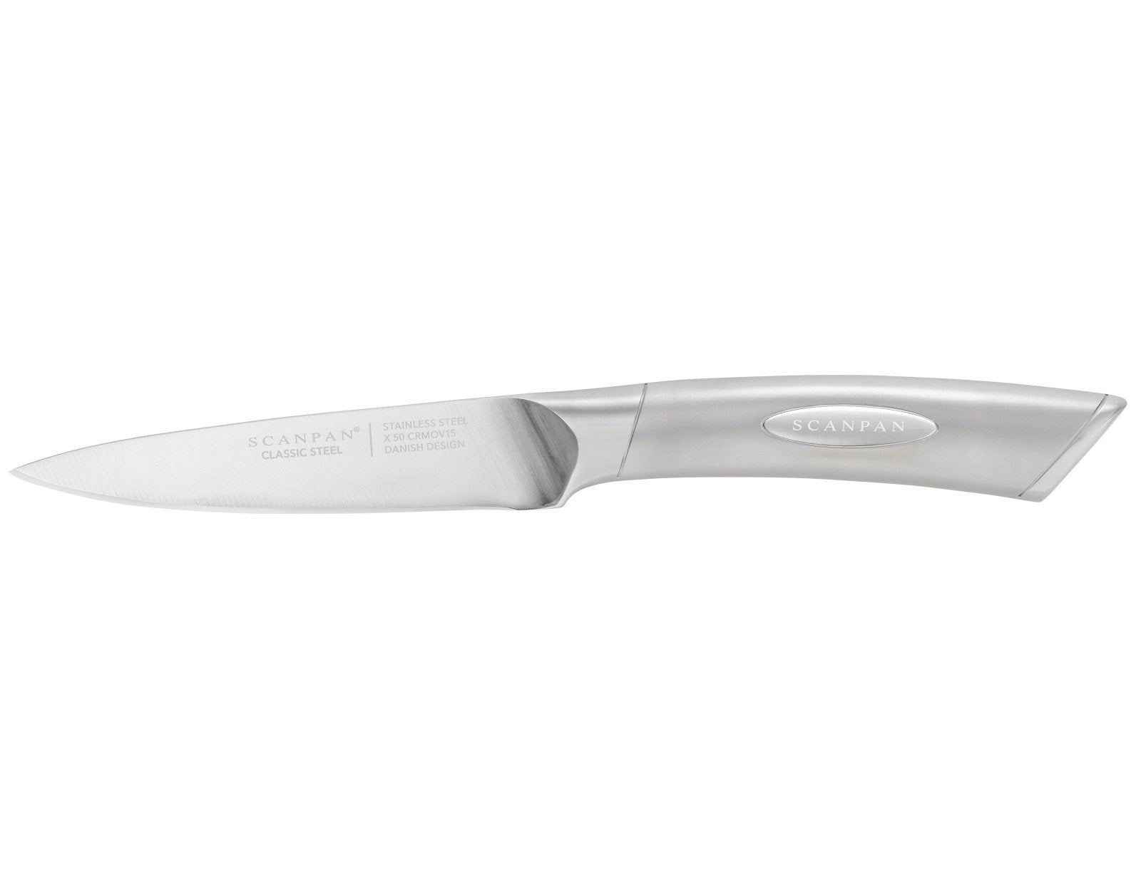 Scanpan Classic Steel 6pc Knife Block Set - SP9001060600 - The Cotswold Knife Company