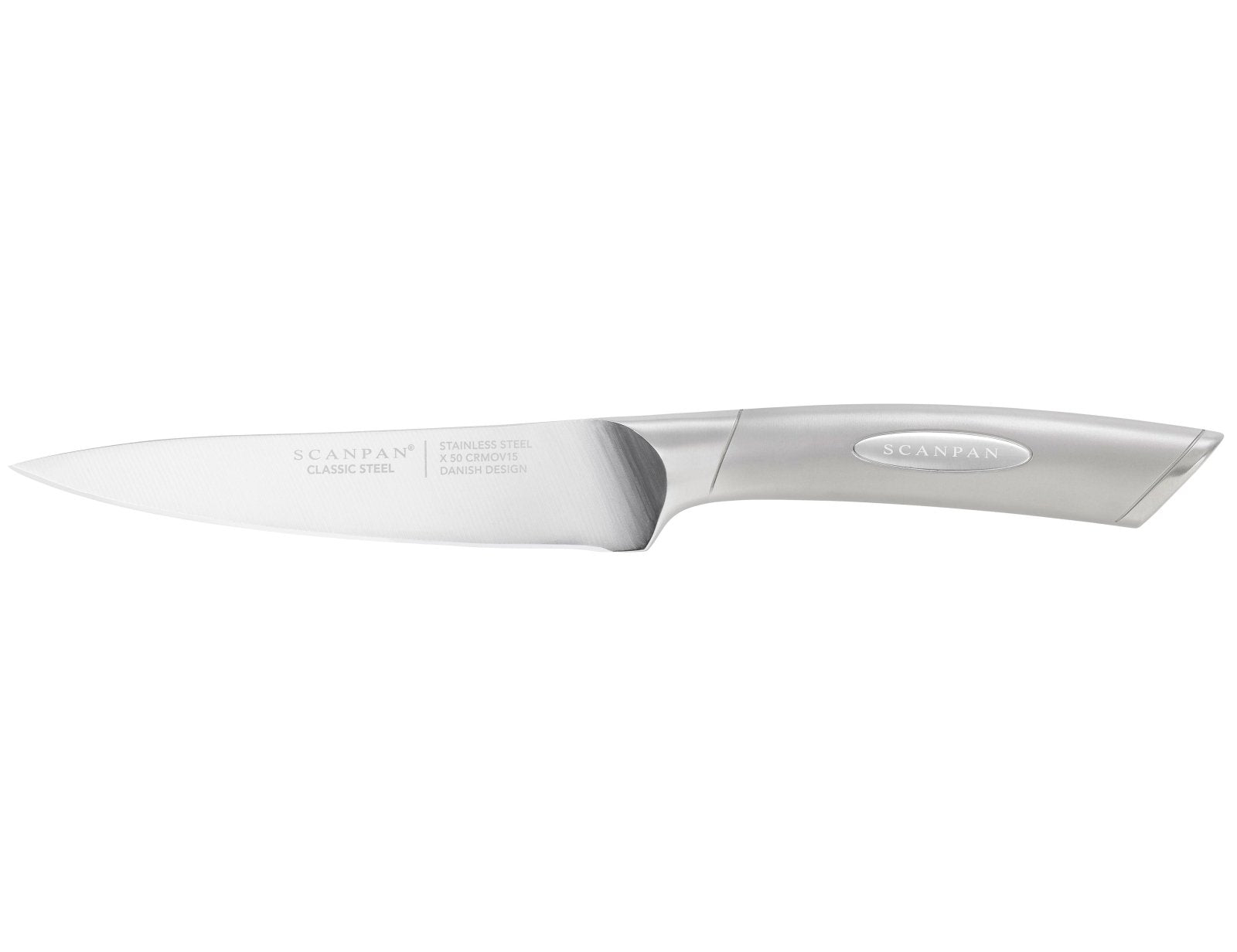 Scanpan Classic Steel 7pc Knife Block Set - SP9001030700 - The Cotswold Knife Company