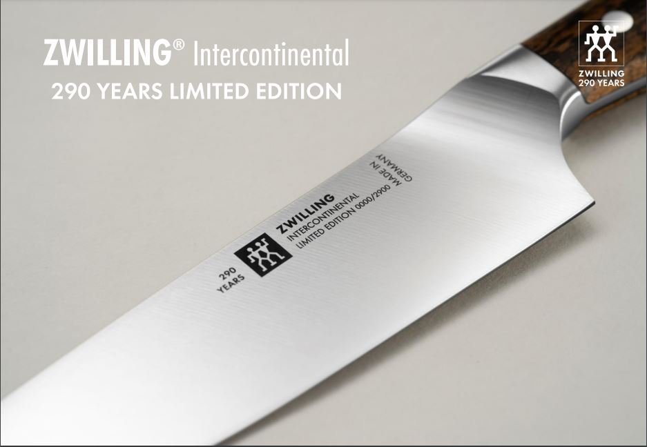 Zwilling Intercontinental 290 Years Limited Edition Chef Knife 20cm - 330212010 - The Cotswold Knife Company